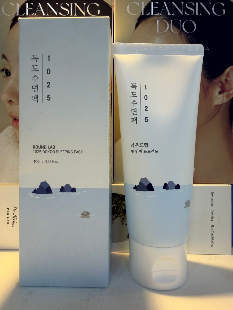 ROUND LAB 1025 Dokdo Sleeping Pack – Cleansing Duo